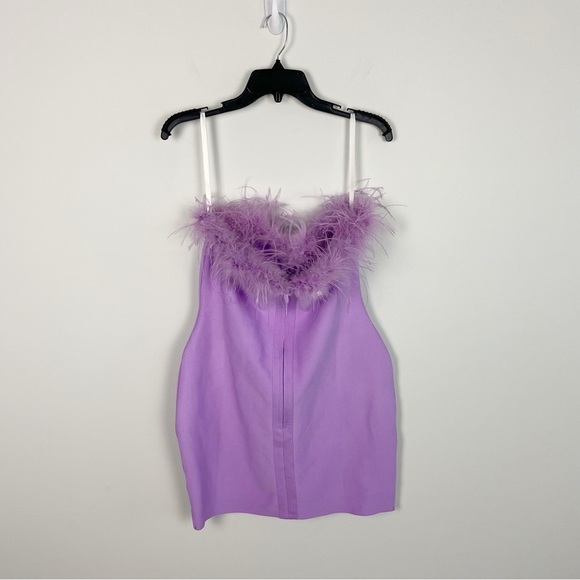 Superdown Ramona Bustier Dress in Purple Size XL - Picture 8 of 13